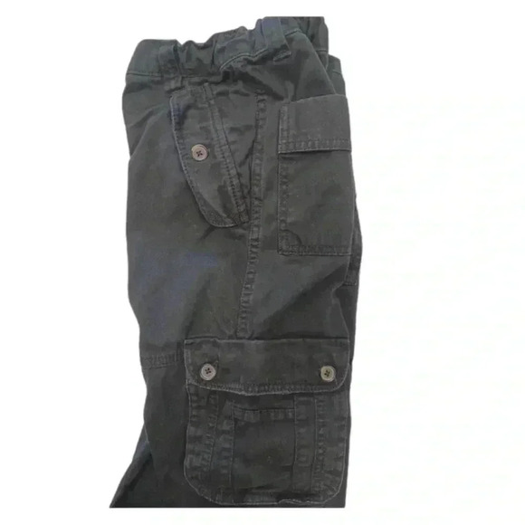 Roots Unisex Black Cargo Pants  Size 12 - Picture 4 of 9